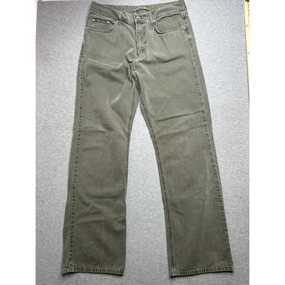 Mavi Jeans Mens‎ 30x32 Green Matt Relaxed Straight Leg Stretch Denim